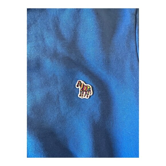 Paul Smith Crewneck Fleece with Rainbow Horse Patch – XL (Blue) - Picture 4 of 6